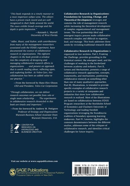 Produktbild: Collaborative Research in Organizations