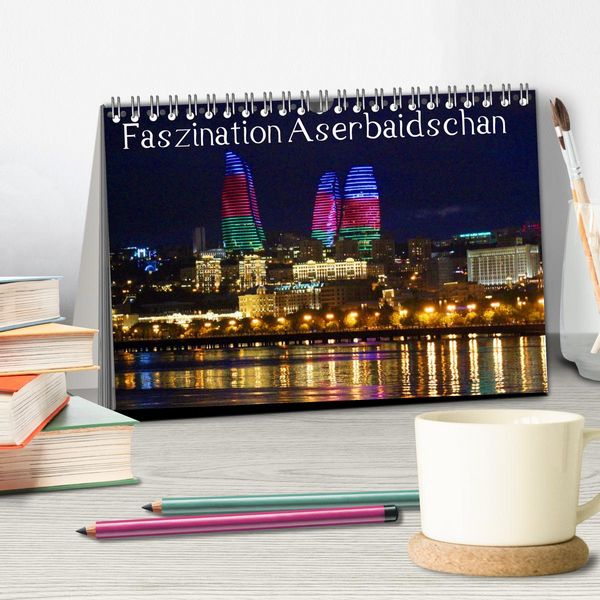 Produktbild: Faszination Aserbaidschan (Tischkalender 2026 DIN A5 quer), CALVENDO Monatskalender