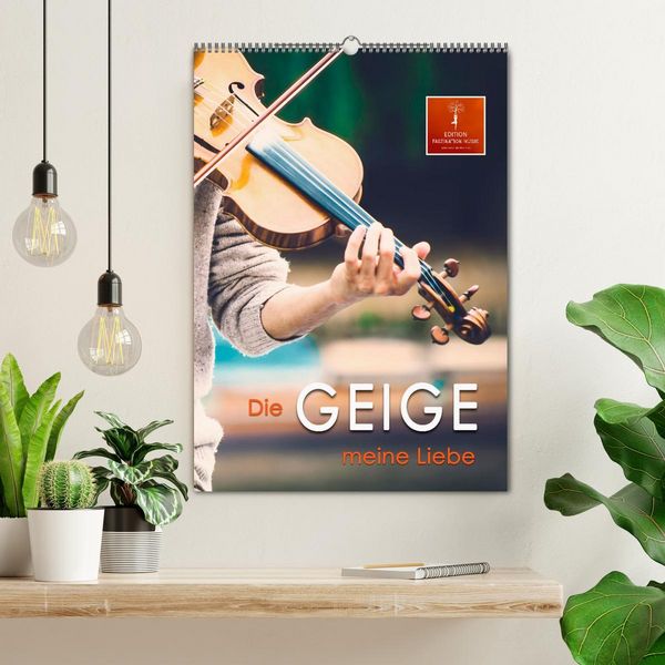 Produktbild: Die Geige meine Liebe (Wandkalender 2026 DIN A2 hoch), CALVENDO Monatskalender