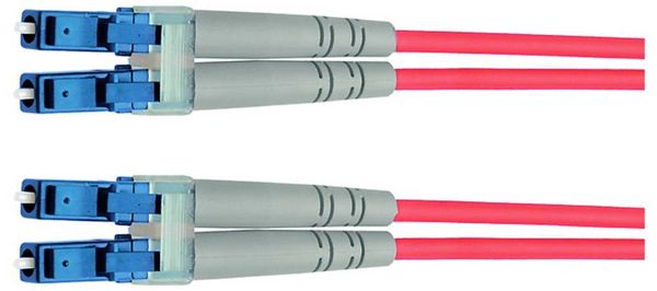 Produktbild: Teleg&auml;rtner 100011337 Glasfaser LWL Patchkabel 2m Violett Multimode OM4