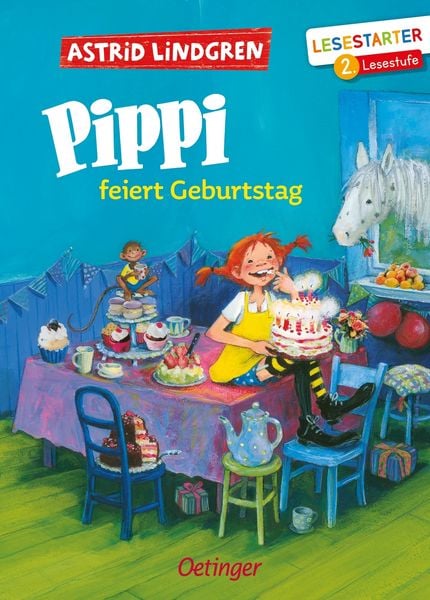 Pippi feiert Geburtstag, Gebundene Ausgabe von Astrid Lindgren, Verlag Friedrich Oetinger GmbH