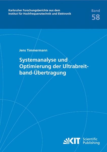 Produktbild: Systemanalyse und Optimierung der Ultrabreitband-&Uuml;bertragung