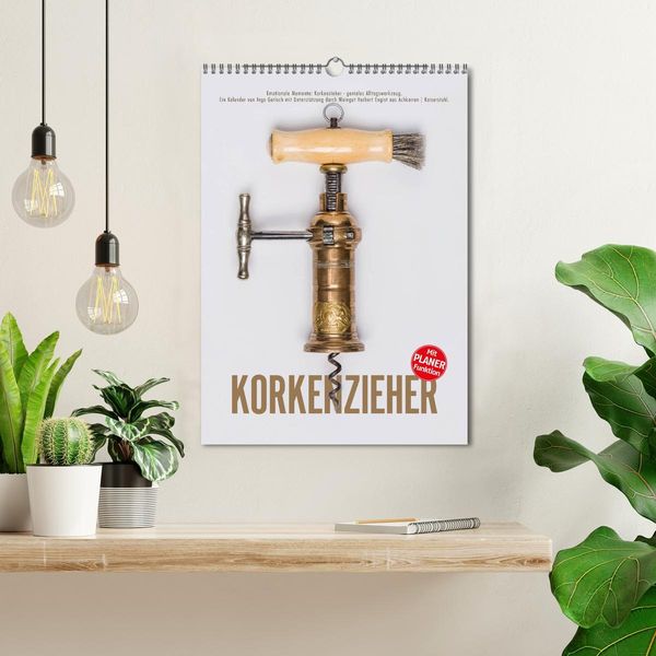 Produktbild: Emotionale Momente: Korkenzieher - geniales Alltagswerkzeug. Planer. (Wandkalender 2026 DIN A3 hoch), CALVENDO Monatskalender
