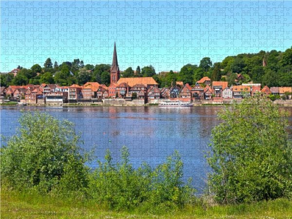 Produktbild: CALVENDO Puzzle Lauenburg an der Elbe, Schleswig-Holstein | 1000 Teile Lege-Gr&ouml;&szlig;e 64x48cm Foto-Puzzle f&uuml;r gl&uuml;ckliche Stunden