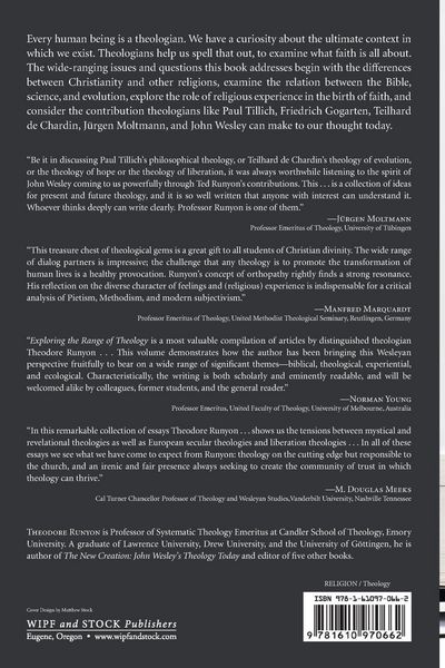 Produktbild: Exploring the Range of Theology