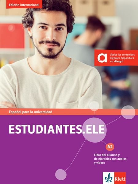 Produktbild: Estudiantes.ELE A2 - Edici&oacute;n internacional. Libro del alumno y de ejercicios con audios y v&iacute;deos