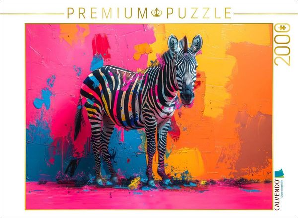 Produktbild: CALVENDO Puzzle Tiere in der Pop-Art dre | 2000 Teile Lege-Gr&ouml;&szlig;e 90x67cm Foto-Puzzle f&uuml;r gl&uuml;ckliche Stunden