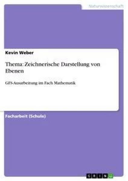 Produktbild: Thema: Zeichnerische Darstellung von Ebenen