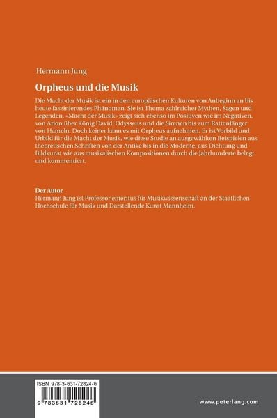 Produktbild: Orpheus und die Musik