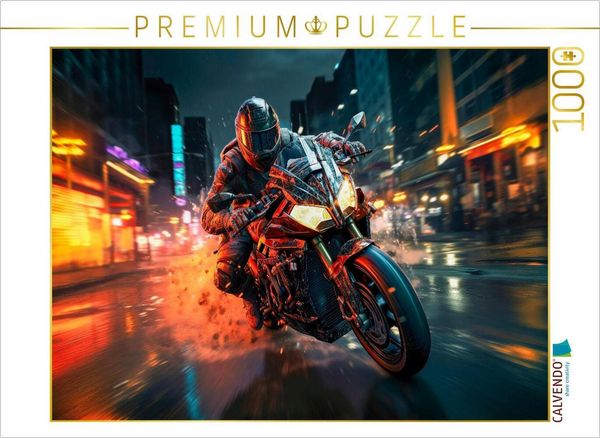 Produktbild: CALVENDO Puzzle Motorr&auml;der | 1000 Teile Lege-Gr&ouml;&szlig;e 64x48cm Foto-Puzzle f&uuml;r gl&uuml;ckliche Stunden