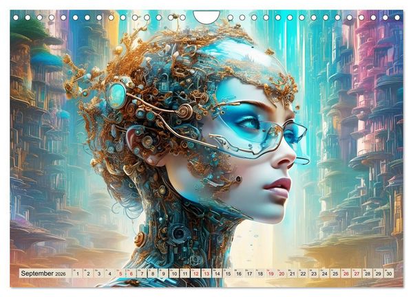 Produktbild: Kybernetische Sch&ouml;nheiten (Wandkalender 2026 DIN A4 quer), CALVENDO Monatskalender