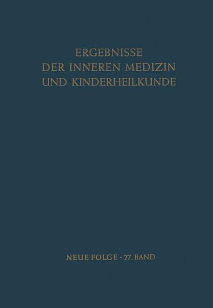 Produktbild: Ergebnisse der Inneren Medizin und Kinderheilkunde