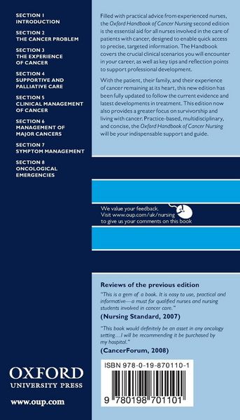 Produktbild: Oxford Handbook of Cancer Nursing