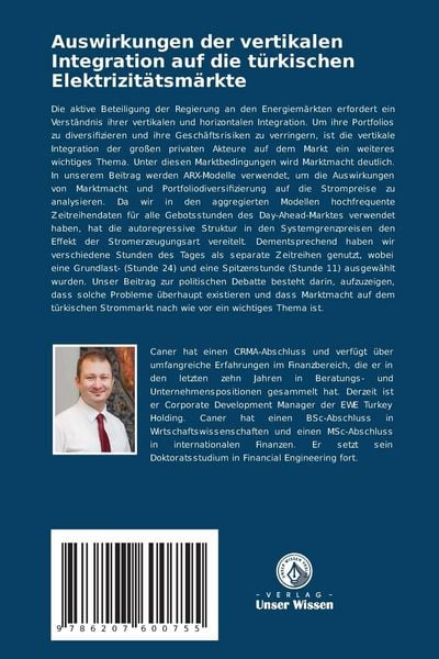 Produktbild: Auswirkungen der vertikalen Integration auf die t&uuml;rkischen Elektrizit&auml;tsm&auml;rkte