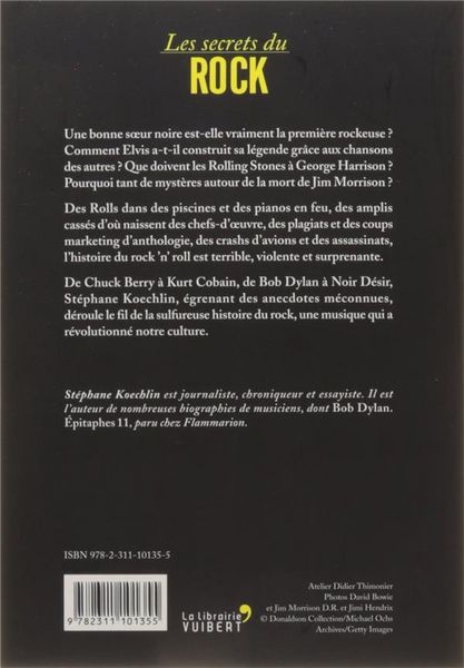 Produktbild: Les secrets du rock