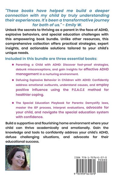 Produktbild: Parenting ADHD Power Pack 3 In 1 Bundle - Unlocking Your Child's Full Potential By Mastering Special Education, Defusing Explosive Behaviors, and Crea