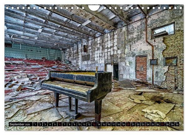 Produktbild: Chernobyl - The exclusion zone (Wall Calendar 2026 DIN A4 landscape), CALVENDO 12 Month Wall Calendar
