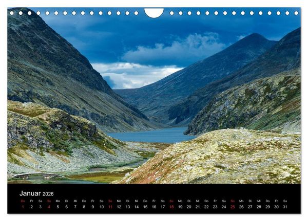 Produktbild: Norwegen - Alpine Landschaften (Wandkalender 2026 DIN A4 quer), CALVENDO Monatskalender
