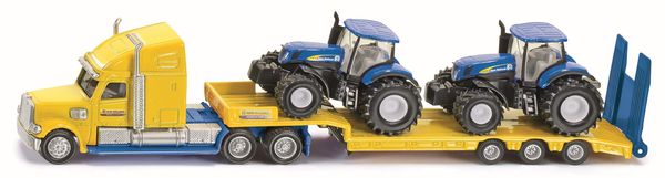 SIKU Farmer - LKW mit New Holland Traktoren