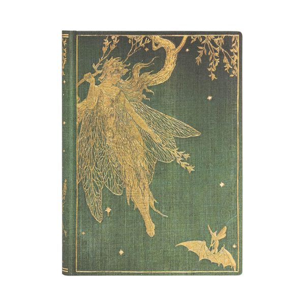 Hardcover Notizbuch Olive Fairy Midi Liniert