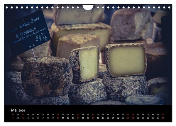 Produktbild: Erlebnis der Sinne - Franz&ouml;sischer Markt auf Korsika (Wandkalender 2026 DIN A4 quer), CALVENDO Monatskalender
