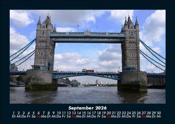 Produktbild: London 2026 Fotokalender DIN A5