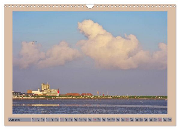 Produktbild: B&uuml;sum an der Nordsee (Wandkalender 2026 DIN A3 quer), CALVENDO Monatskalender