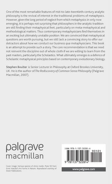 Produktbild: Metaphysics from a Biological Point of View