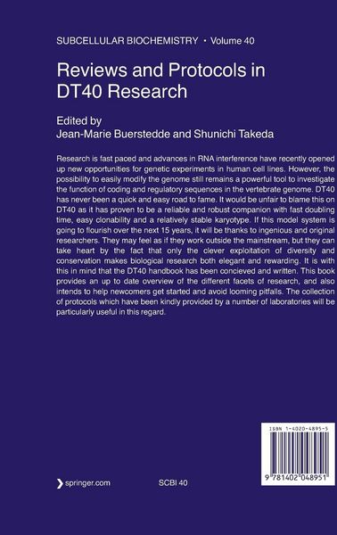 Produktbild: Reviews and Protocols in DT40 Research
