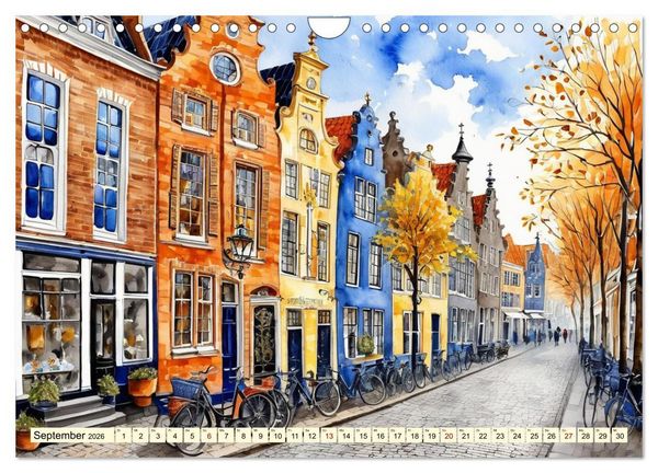 Produktbild: Zauberhafte Niederlande (Wandkalender 2026 DIN A4 quer), CALVENDO Monatskalender