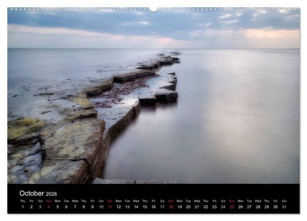 Produktbild: Jurassic Coast South England (High Quality Premium Wall Calendar 2026 DIN A2 landscape),CALVENDO 12 Month Wall Calendar