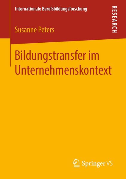 Produktbild: Bildungstransfer im Unternehmenskontext