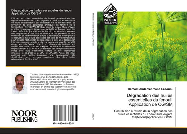 Produktbild: D&eacute;gradation des huiles essentielles du fenouil Application de CG/SM