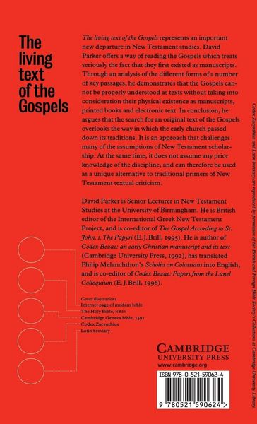 Produktbild: The Living Text of the Gospels