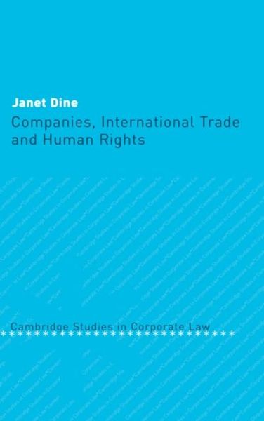 Produktbild: Companies, International Trade and Human Rights