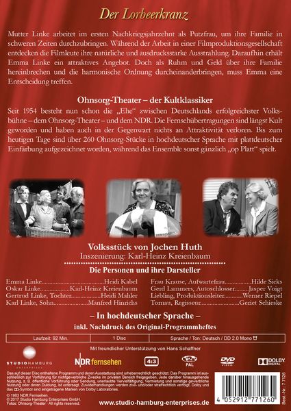 Produktbild: Ohnsorg Theater - Der Lorbeerkranz
