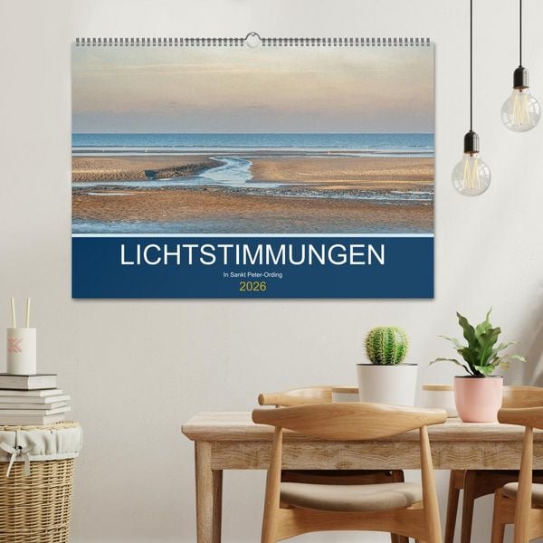 Produktbild: Lichtstimmungen in Sankt Peter-Ording (Wandkalender 2026 DIN A2 quer), CALVENDO Monatskalender