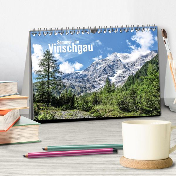 Produktbild: Sommer im Vinschgau (Tischkalender 2026 DIN A5 quer), CALVENDO Monatskalender