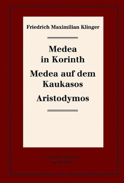 Produktbild: Medea in Korinth. Medea auf dem Kaukasos. Aristodymos