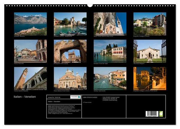 Produktbild: Italien - Venetien (Wandkalender 2026 DIN A2 quer), CALVENDO Monatskalender