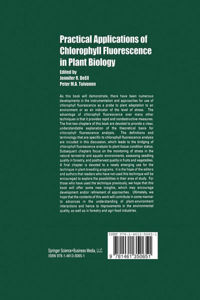 Produktbild: Practical Applications of Chlorophyll Fluorescence in Plant Biology