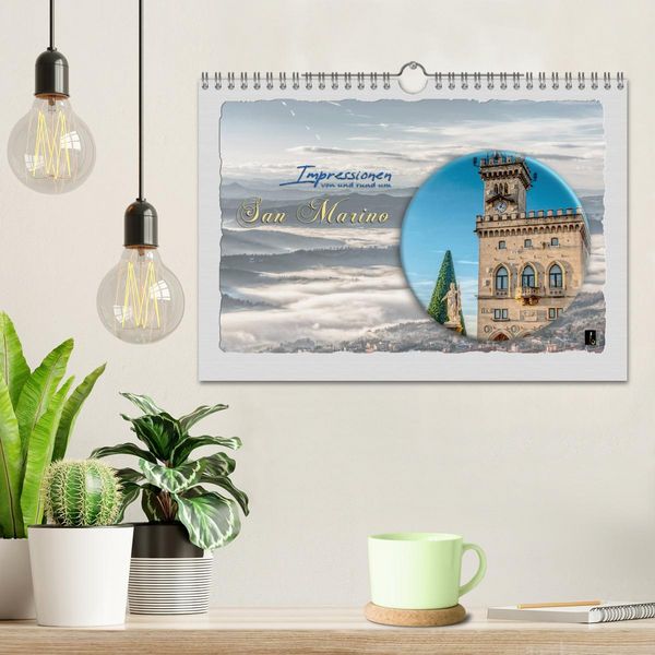 Produktbild: Impressionen - von und rund um San Marino (Wandkalender 2026 DIN A4 quer), CALVENDO Monatskalender