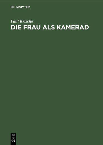 Produktbild: Die Frau als Kamerad