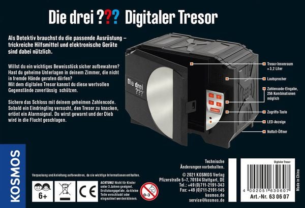 Produktbild: Die drei ??? Digitaler Tresor