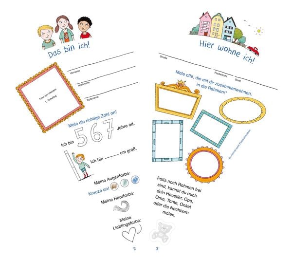 Produktbild: Schlau f&uuml;r die Schule: Hurra, ich bin Schulkind (Schult&uuml;te mint/gelb)