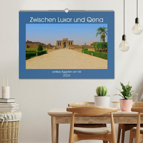 Produktbild: Zwischen Luxor und Qena - antikes &Auml;gypten am Nil (Wandkalender 2026 DIN A2 quer), CALVENDO Monatskalender