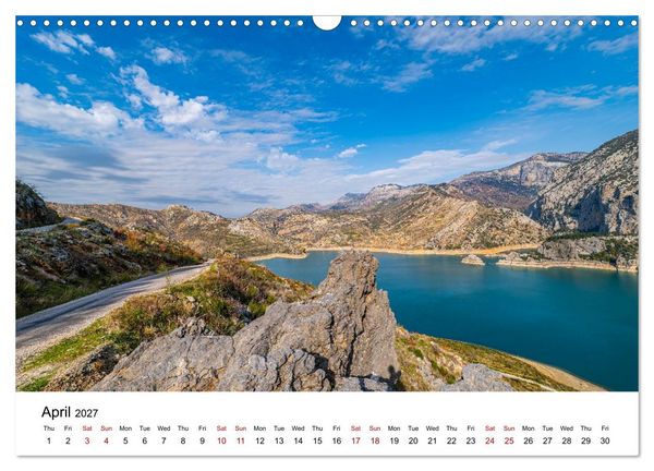 Produktbild: TURKISH RIVIERA Ancient echoes and azure coasts (Wall Calendar 2027 DIN A3 landscape), CALVENDO 12 Month Wall Calendar