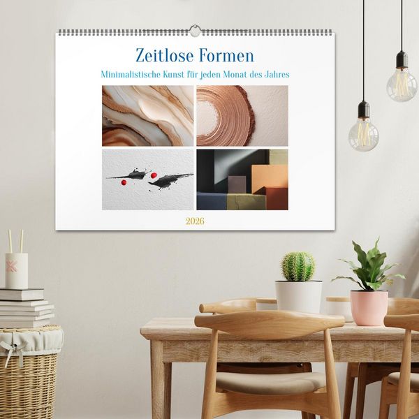 Produktbild: Zeitlose Formen (Wandkalender 2026 DIN A2 quer), CALVENDO Monatskalender