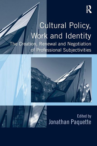Produktbild: Cultural Policy, Work and Identity