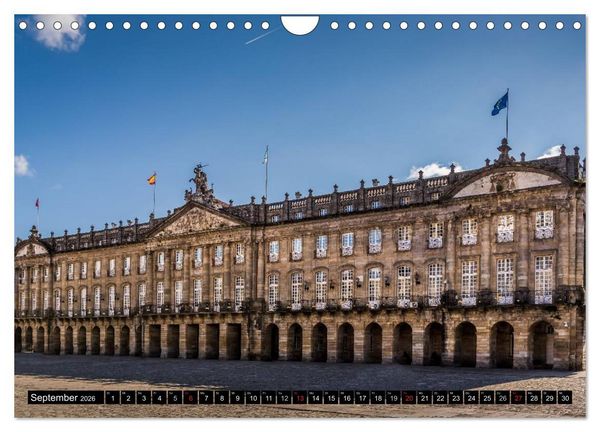 Produktbild: Santiago de Compostela - Ziel einer Pilgerreise (Wandkalender 2026 DIN A4 quer), CALVENDO Monatskalender